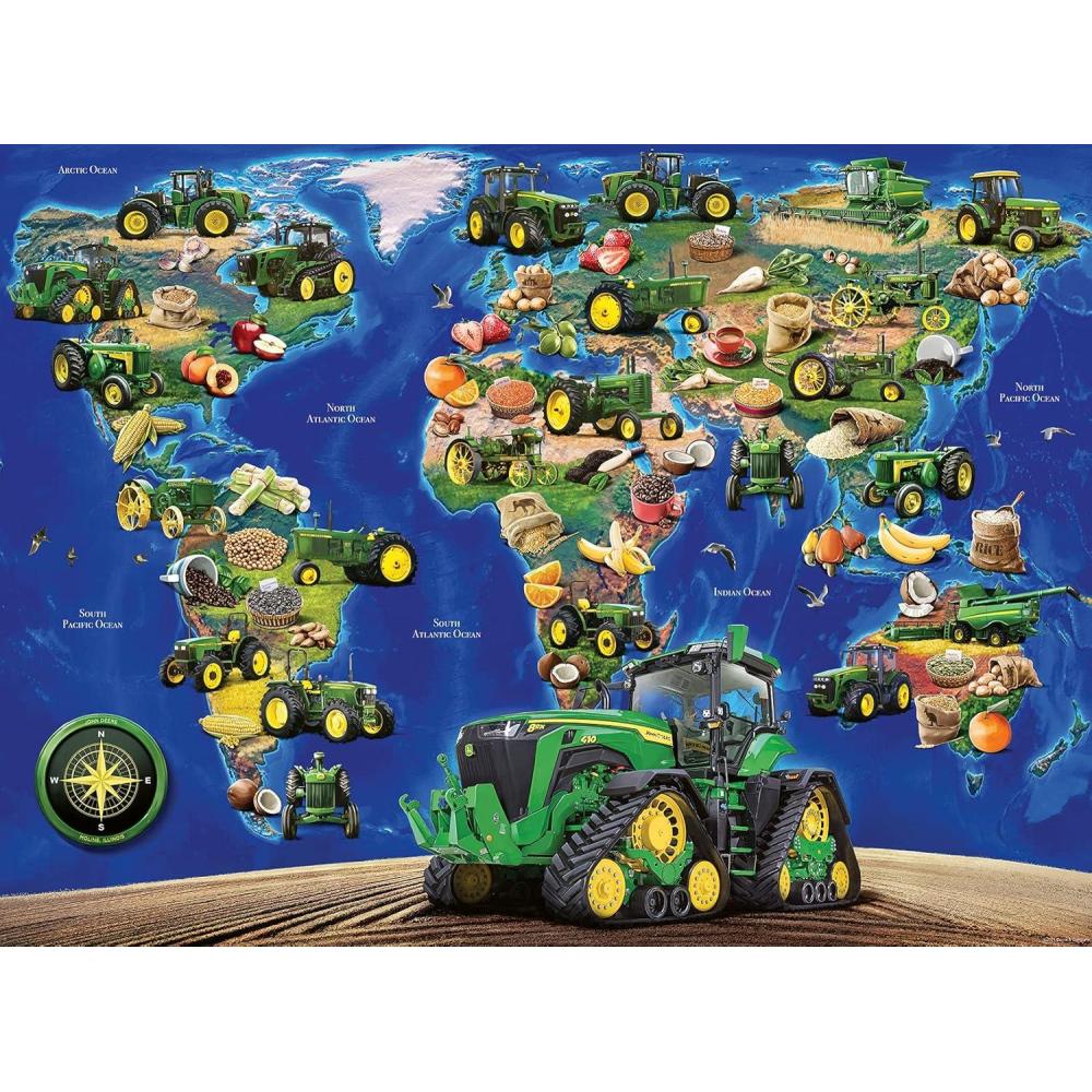 imageRavensburger World of John Deere 300 XXL Piece Jigsaw Puzzle for Kids 12984 Every Piece is Unique Pieces Fit Together Perfectly