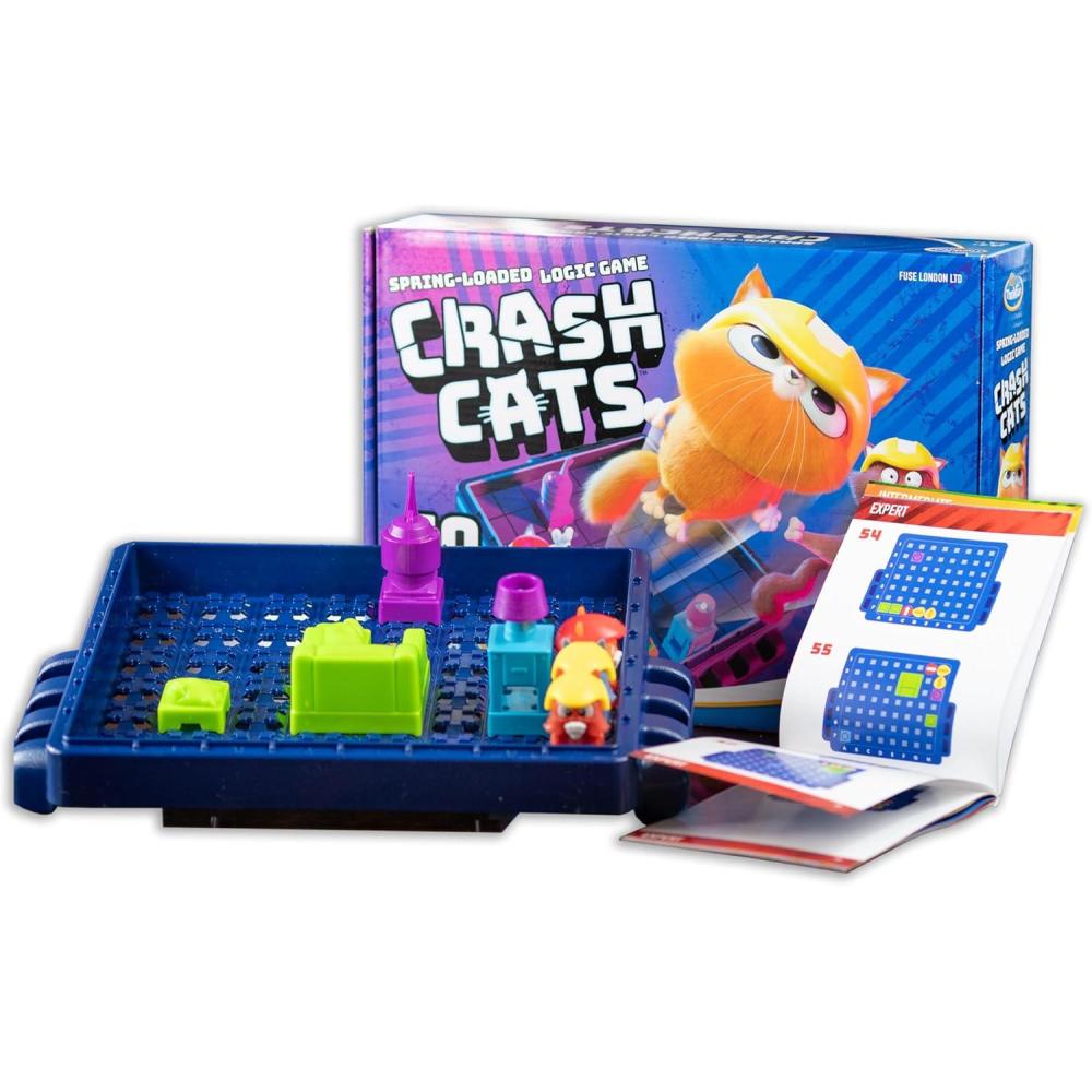 imageThinkFun Crash Cats The Super Fun Spring Loaded Logic Game for Children Ages 8 MESH Accredited