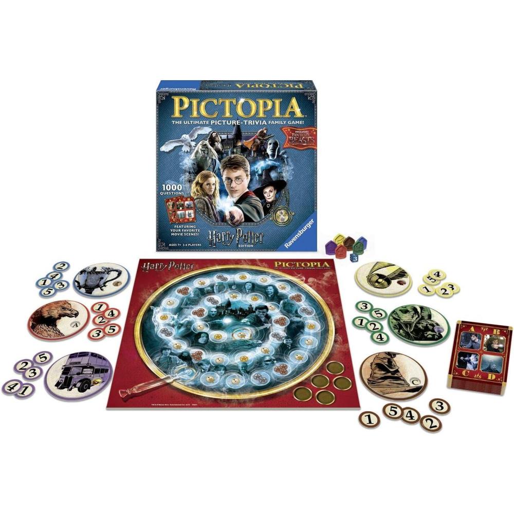 imageWonder Forge Ravensburger Pictopia Harry Potter Edition Family Trivia Board Game For Kids ampamp Adults Age 10 ampamp Up