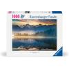 Ravensburger – Lake Matheson, New Zealand – 1000 Piece Jigsaw Puzzle – Stunning, Peaceful Lake at Sunrise – Majestic Misty Mountains – Ideal Gift – Frameable Art – Screen-Free Fun – Puzzles for Adults