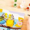 Ravensburger – Lovely Budgies CreArt Paint by Numbers Kit | Fun & Easy DIY Art for Kids Age 9+ | Creative Gift Idea for Birthdays & Holidays