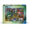 Ravensburger – Myths & Legends – 1000 Piece Jigsaw Puzzle – Stunning, Vivid Colors – Exciting Mythical Scene – Bold Heroes – Scary Villains – Puzzles for Adults(New Design)