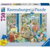 Ravensburger – The Bird Watchers | 750 Piece Large Format Jigsaw Puzzle | Unique Softclick Technology | Vibrant Imagery | Forest Stewardship Council Certified
