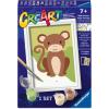 Ravensburger – Wild Monkey CreArt Paint by Numbers Kit | Fun & Easy DIY Art for Kids Age 7+ | Creative Gift Idea for Birthdays & Holidays