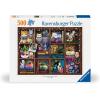 Ravensburger Cats and Succulents Jigsaw Puzzle – 500 Pieces | Adult-Targeted, Relaxing Activity, Interlocking Fit | Handcrafted in Germany | Unique Artwork by Brigid Ashwood