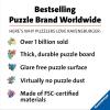 Ravensburger Circle of Colors: Flowers 500 Piece Round Jigsaw Puzzle for Adults and Kids Wooden Puzzle | Unique Piece Design | Vibrant and Glare-Free | FSC-Certified