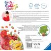 Ravensburger Circle of Colors: Fruits and Vegetables 500 Piece Round Jigsaw Puzzle for Adults & Kids – Unique Softclick Technology | Vibrant Matte Finish | Sustainable Forest Materials