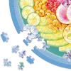 Ravensburger Circle of Colors: Poke Bowl 500 Piece Round Jigsaw Puzzle | Unique Softclick Technology | Perfect for Adults and Kids | FSC Certified