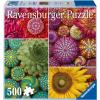 Ravensburger Color Your World Series: Mandala Blooms 500 Piece Jigsaw Puzzle for Adults – 80688 – Handcrafted Tooling, Made in Germany, Every Piece Fits Together Perfectly