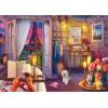 Ravensburger Cozy Bathroom Jigsaw Puzzle – 500 Piece Large Format | Adult Friendly | Unique Softclick Technology Vibrant & Glare-Free | FSC-Certified Sustainable Product(Jigsaw Puzzle)