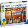 Ravensburger Cozy Cabana Puzzle – Tranquil 500-Piece Jigsaw | Unique Softclick Technology | Large Format | FSC-Certified Materials | Ideal Family Fun Activity(Format)