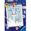 Ravensburger CreArt Cute Deer Paint by Numbers Kit for Kids – 20260 – Painting Arts and Crafts for Ages 7 and Up
