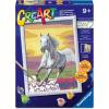 Ravensburger CreArt Horse at Sunset Paint by Numbers Kit for Kids – 25977 – Painting Arts and Crafts for Ages 9 and Up