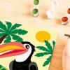 Ravensburger CreArt Toucan in Jungle Paint by Numbers Kit for Kids – 25970 – Painting Arts and Crafts for Ages 7 and Up