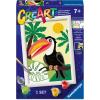 Ravensburger CreArt Toucan in Jungle Paint by Numbers Kit for Kids – 25970 – Painting Arts and Crafts for Ages 7 and Up