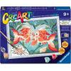 Ravensburger Creart Fish in Love Paint by Numbers Kit for Children