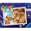 Ravensburger Creart Lion Baby Paint by Numbers Kit for Children