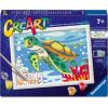 Ravensburger Creart Sea Turtle Paint by Numbers Kit for Children