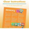 Ravensburger Dinosaur Sports Memory Game for Girls & Boys Ages 3 to 5–A Fun & Fast Dino Memory Game
