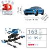 Ravensburger Dodge Challenger SRT® Hellcat Redeye Widebody 108 Piece 3D Jigsaw Puzzle for Kids and Adult – 11283 – Easy Click Technology Means Pieces Fit Together Perfectly