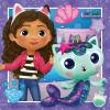 Ravensburger Gabby’s Dollhouse 3 x 49 Piece Jigsaw Puzzle Set for Kids – Screen-Free Activity Boosts Concentration and Focus(Single)