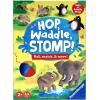 Ravensburger Hop, Waddle, Stomp! – Entertaining Animal Puzzle Game for Kids | Skill Development | Engaging Play | Trustworthy Quality | Ideal for Ages 2 and Up
