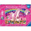 Ravensburger Horse Dreams Glitter Jigsaw Puzzle – 100 Unique Pieces | Perfect Interlock Fit | Vibrant, Glare-Free Design | Ideal for Kids Aged 4-8