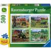 Ravensburger John Deere Classic – 500 Piece Large Format Jigsaw Puzzle | Unique Softclick Technology | Stunning Imagery | Sustainable Materials | Ideal for All Ages