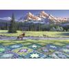Ravensburger Mountain Quiltscape 300 Piece Large Format Jigsaw Puzzle for Adults – 16788 – Every Piece is Unique, Softclick Technology Means Pieces Fit Together Perfectly