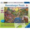 Ravensburger My First Farm 24 Piece Giant Floor Jigsaw Puzzle for Kids – 03076 – Every Piece is Unique, Pieces Fit Together Perfectly