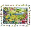 Ravensburger Nature Garden500-Piece Vibrant Wooden Jigsaw Puzzle | Stress-Reducing Fun | Eco-Friendly Materials | Whimsical Pieces