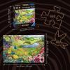Ravensburger Nature Garden500-Piece Vibrant Wooden Jigsaw Puzzle | Stress-Reducing Fun | Eco-Friendly Materials | Whimsical Pieces