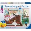 Ravensburger Piano Cat Jigsaw Puzzle – 750-piece Large Format | Unique Softclick Technology | Vibrant, Glare-Free Imagery | Sustainable Forestry Materials