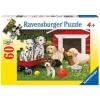 Ravensburger Puppy Party | 60-Piece Jigsaw Puzzle for Kids | Unique, Pieces | Enhances Concentration and Creativity | Ideal Gift for Birthdays and Holidays