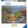 Ravensburger Riverside Livingroom Puzzle – Part of Great Outdoors Series | Unique 300 Piece Challenge for Adults | Softclick Technology Eco-Friendly Materials