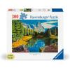 Ravensburger Rocky Mountain Reflections 300 Large Format Jigsaw Puzzle for Adults – 12000873 – Easy to See & Easy to Hold Large Pieces Fit Together Perfectly