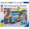 Ravensburger Santorini Sunset Puzzle – 300 Piece Large Format | Unique Softclick Technology | Vibrant, Glare-Free Imagery | Durable & Eco-Friendly | Ideal for All Ages