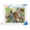 Ravensburger Sloth Selfie 500 Piece Jigsaw Puzzle for Adults – 12000203 – Handcrafted Tooling, Made in Germany, Every Piece Fits Together Perfectly(New Packaging)