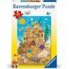Ravensburger Sunshine Sandcastle – 35 Piece Jigsaw Puzzle for Kids | Summer-Themed Fun | Encourages Creativity and Problem Solving | Eco-Friendly Design