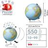 Ravensburger The Earth 540 Piece 3D Puzzle – Engaging Fun for Kids and Adults | Precision Fit with Easy Click Technology | Durable Displayable Model | Celebrating Over 130 Years of Quality