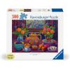 Ravensburger Time for Tea 300 Piece Large Format Jigsaw Puzzle | Relaxing Tea Time Scene | Eco-Conscious Puzzle Making