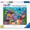 Ravensburger Tropical Reef Life | 750 Piece Large Format Jigsaw Puzzle | Ideal for Adults and Kids | Unique Softclick Technology Durable and Glare-Free | FSC Certified