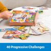 ThinkFun Stuffie Sleepover Logic Game: 40 Challenges for Kids 5+