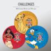 ThinkFun Think Fun Disney WordARound: Read The Word Around The Card Trivia Game for 10+