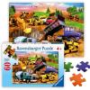 Ravensburger – Construction Crowd – 60 Piece Jigsaw Puzzle – Exciting, Vibrant Colors – Earth Movers, Trucks & More – Larger Pieces – Premium Quality – Ideal Gift – Screen-Free Fun – Children Age 4+(Construction Crowd)