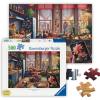 Ravensburger – Cozy Boho Studio – 500 Piece Large Format Jigsaw Puzzle – Charming Studio with a View – Bright, Homey Imagery – Frameable – Premium Quality – Puzzles for Adults