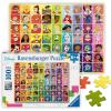 Ravensburger – Disney Color Palette – 100 Piece Jigsaw Puzzle – Exciting, Colorful Grid of Disney and Pixar Favorites – Mickey & More – Premium Quality – Ideal Gift – Screen-Free Fun – Children Age 6+