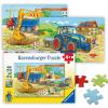 Ravensburger – Farm and Construction Site – 24 Piece Jigsaw Puzzle 2 Pack – Bold & Colorful Construction Site, and Work on The Farm – Premium Quality – Ideal Gift – Screen-Free Fun – Children Age 4+