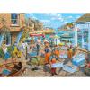 Ravensburger – Fisherman’s Life – 1000 Piece Jigsaw Puzzle – Stunning, Vivid Colors – Inspired Fishing Pier Scene – Fish, Water, Boats – Puzzles for Adults