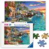 Ravensburger – Grandiose Greece – 1000 Piece Jigsaw Puzzle – Stunning, Exciting Coastal Sunrise Over Town – Bold Colors – Enticing Scene – Ideal Gift – Frameable Art – Puzzles for Adults(New Packaging)